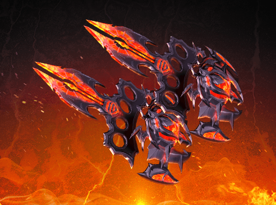 Bladed Knuckles-Molten Beast